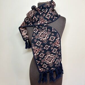 Pendleton Merino Wool Scarf Fringe Southwest